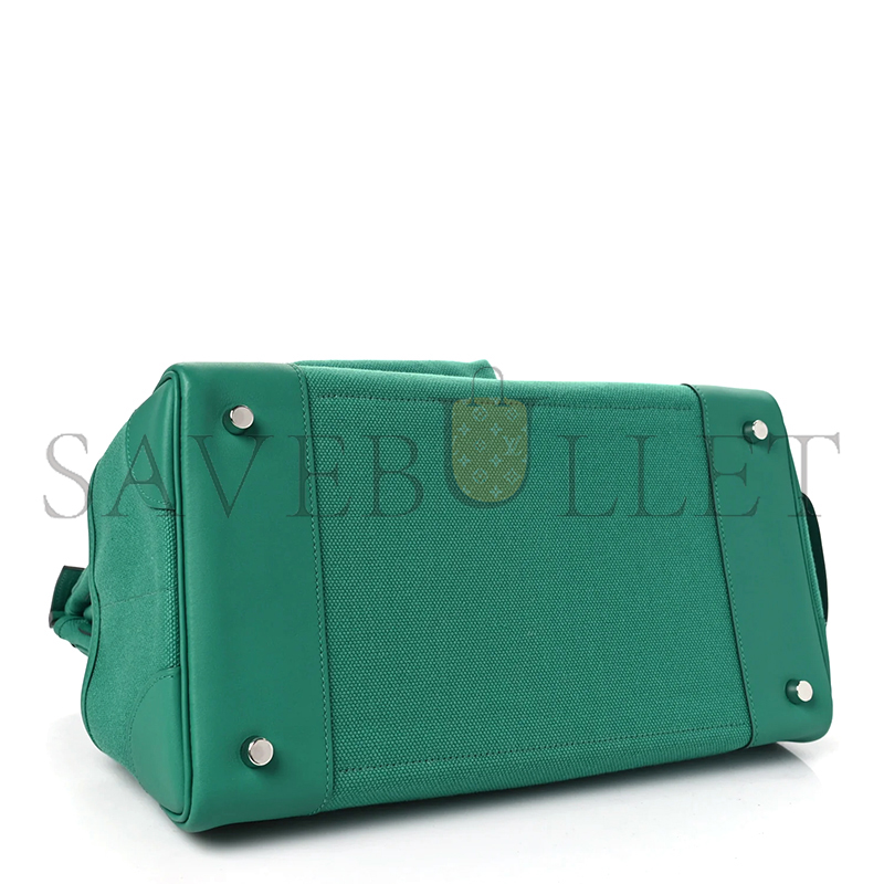 H**me5 master birkin 35 cargo canvas and swift palladium hardware (35*25*18cm)